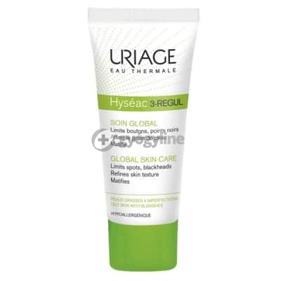 Uriage hyséac 3-regul krém mitesszeres és pattanásos bőrre 40 ml